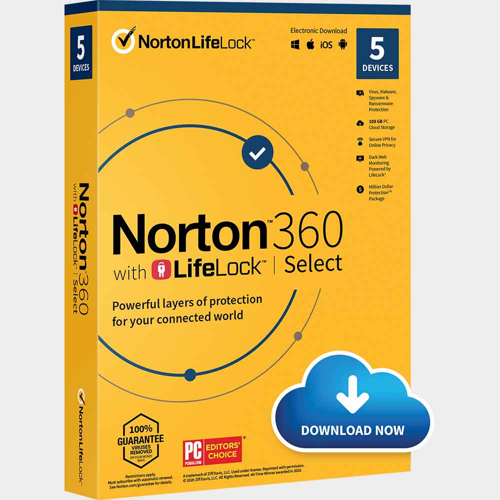 Norton 360 Life Lock 5 Device